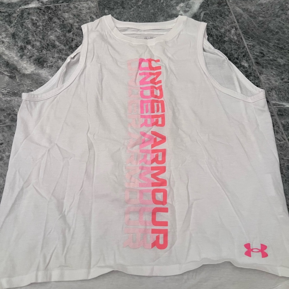 Under Armour - Girls muscle tee